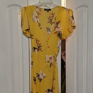 Lulus Maxi Wrap Dress